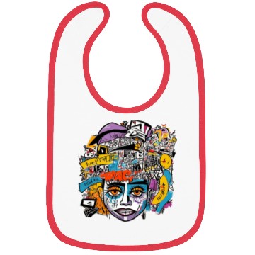 Discover Graffiti Vizualise Bibs