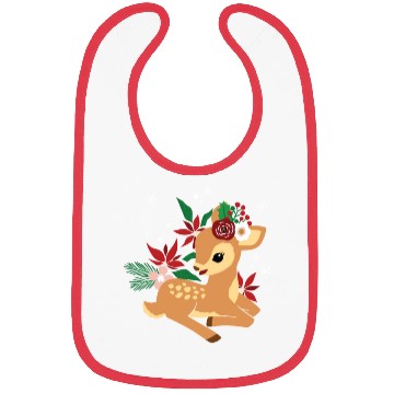 Discover Christmas Deer Reindeer Christmas Bibs