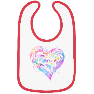 Discover Abstract Heart Bibs