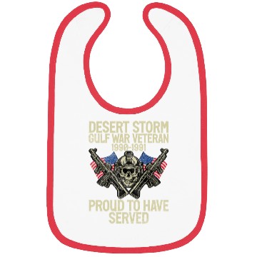 Discover Deser Storm War Veteran Proud To Have Served Bibs