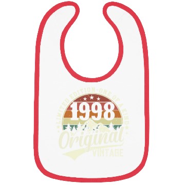 Discover Vintage 1998 Birthday Gift Bibs
