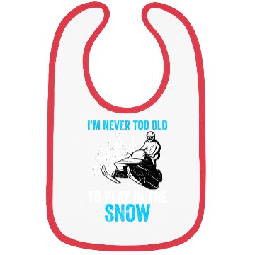 Discover Snowmobile Men Dad Snowmobiling Winter Sport Bibs