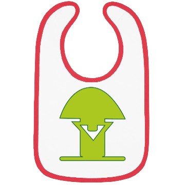 Discover psy logo watching mushroom green Bibs