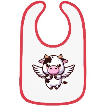 Discover Heavenly Cow: An Angel with Wings Bibs