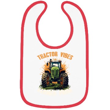 Discover Tractor Vibes Farmer Pride Agriculture Gift Bibs
