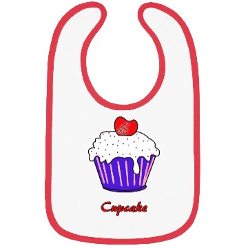 Discover I Love You Cupcake Bibs