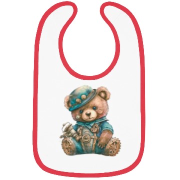 Discover Steampunk Vintage Teddy Bear Bibs