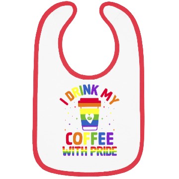 Discover Gay Pride Parade Caffeine LGBTQ Coffee Drinker Bibs