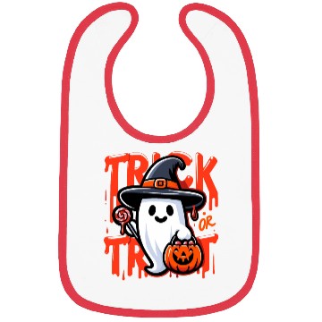 Discover Ghost - Trick or treat Bibs