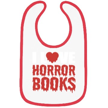 Discover Horror Book Lover Ghost Hunter Bibs