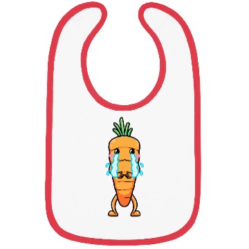 Discover Carrot Emoticon Vegetable Vegan Vegetarian Bibs