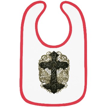 Discover tree celtic cross Bibs