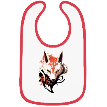 Discover Fox Maske Kumiho Japan Kitsune Samurai Anime Bibs