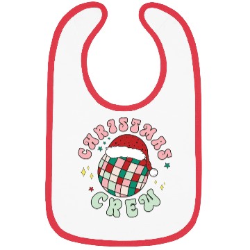 Discover Christmas crew funny unique design Bibs
