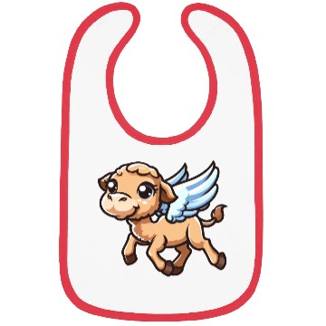 Discover Camel Angel, Winged Illustration, Heavenly Creatur Bibs