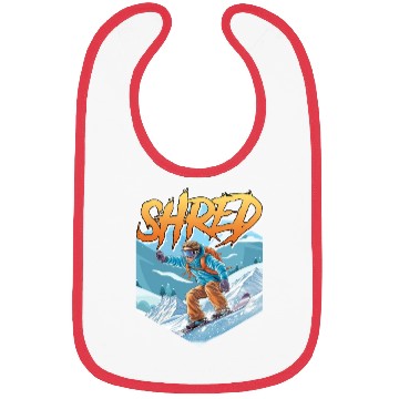 Discover Snowboarding SHRED Snowboarder Freestyle Bibs