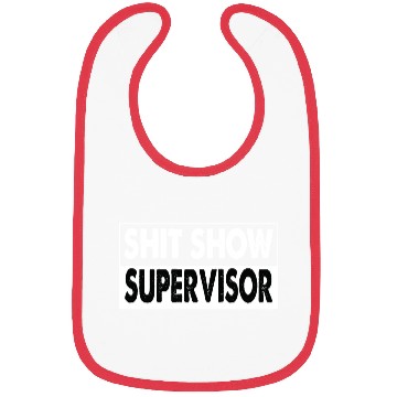 Discover Cool S.h.i.t Show Supervisor Hilarious Vintage Bibs