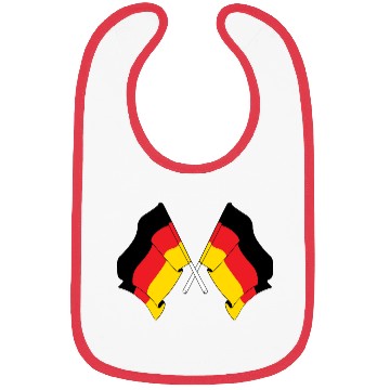 Discover Two flags Germany Bibs