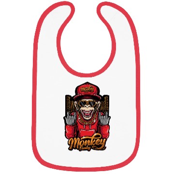 Discover MONKEY FUNKY RETRO Bibs DESIGN