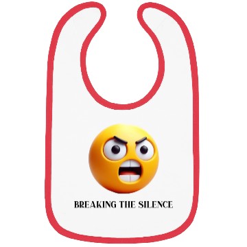 Discover Angry Shouting Face Bibs