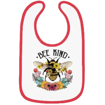 Discover Bee Kind Wild Flower Bibs