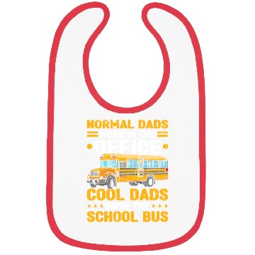 Discover Bus Driver Dad School Bus Bibs
