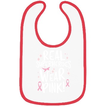 Discover Real Superheroes Wear Pink! Bibs