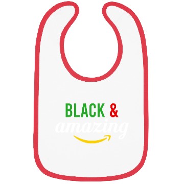 Discover Black History Black and amazing Bibs