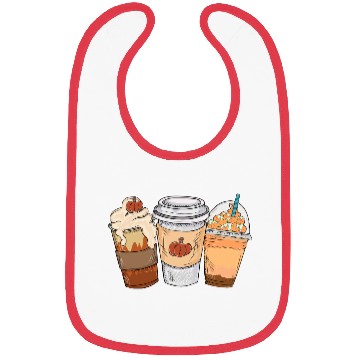 Discover Fall Coffee Drink Thanksgiving Bibs