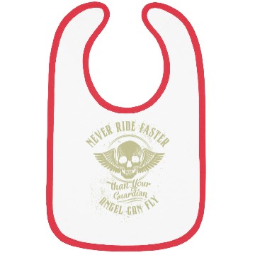 Discover Never Ride Faster Than Motorcycle Graphic Bibs