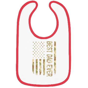 Discover Best Dad Ever Us American Flag Camo Father s Day Bibs