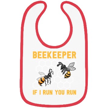 Discover When I run you run too bee funny beekeeper Bibs