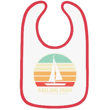 Discover Sailing Mom Sail Boat Bibs