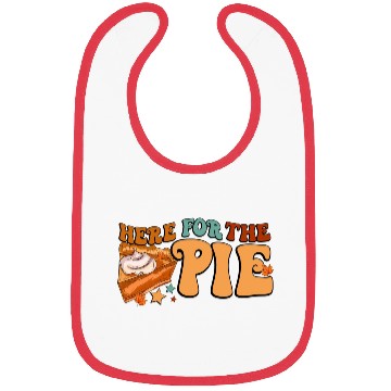 Discover Here For The Pie Cake Thanksgiving Bibs