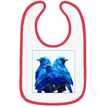 Discover Geometric Birds Bibs