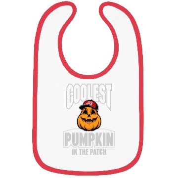 Discover JACK-O-LANTERN IS THE COOLEST ON THE PUMPKIN PATCH Bibs