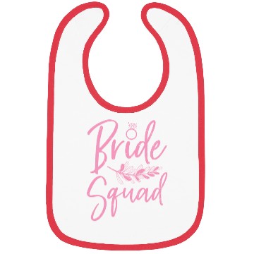 Discover Bride squad wedding party wedding gift bride Bibs