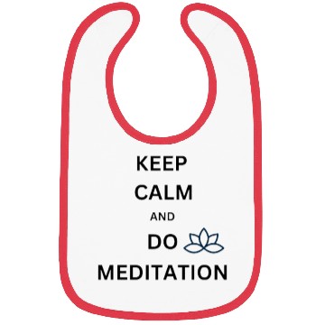 Discover KEEP CALM & DO MEDITATION Bibs