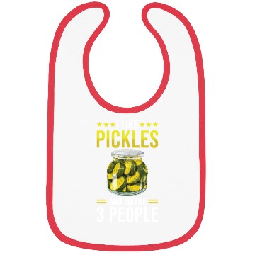 Discover Pickles Lover Pickled Cucumber Gift Bibs