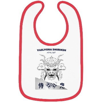 Discover Demon Oni Samurai Vaelvora Bibs
