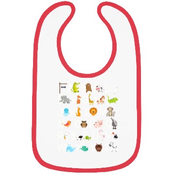 Discover Kindergarten teacher funny Alphabet Bibs