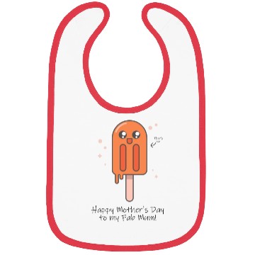 Discover Fab Mum Mother's Day Sticker Bibs
