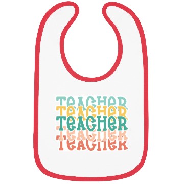 Discover Teacher Stacked Bibs