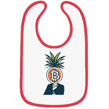 Discover Bitcoin Head Meme Bibs