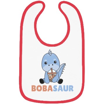 Discover Bobasaur Boba Dinosaur Dino Bubble Tea Bibs