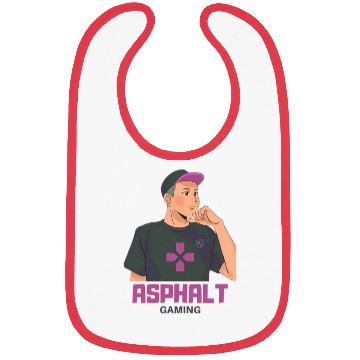 Discover Black and Purple Gaming Avatar Logo Bibs