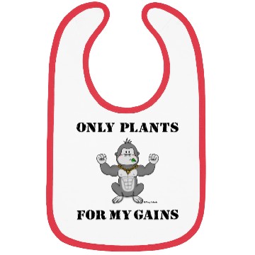 Discover Only Plants for My Gains Bibs