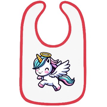 Discover Heavenly Unicorn: Sweet Magic with Angel Wings Bibs