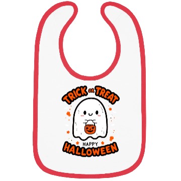 Discover Trick or Treat - Happy Halloween Bibs