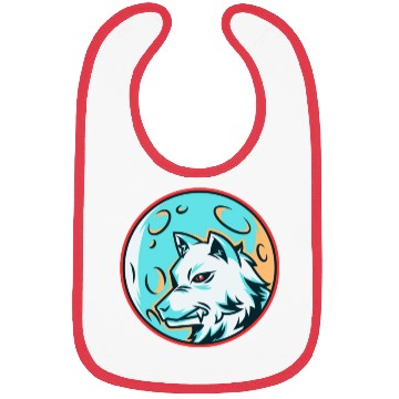 Discover white wolf Bibs